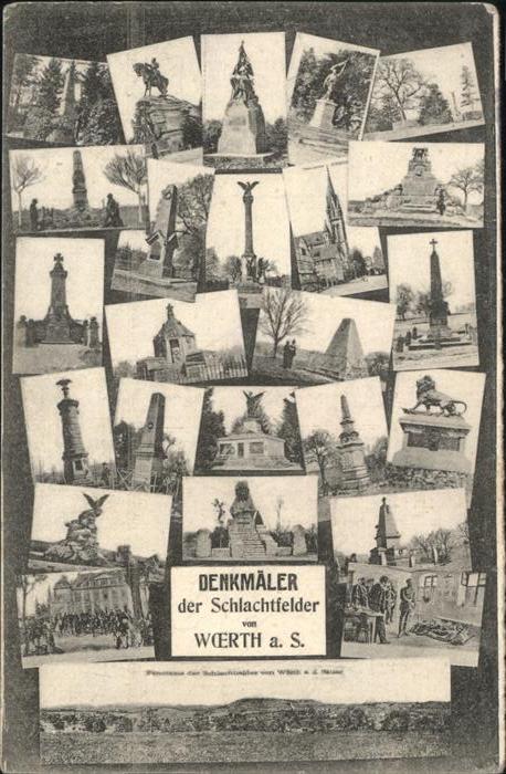 Woerth Sauer Denkmäler der Schlachtfelder