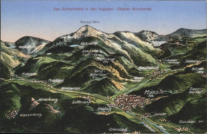 Muenster Elsass Schlachtfeld Oberes Münstertal