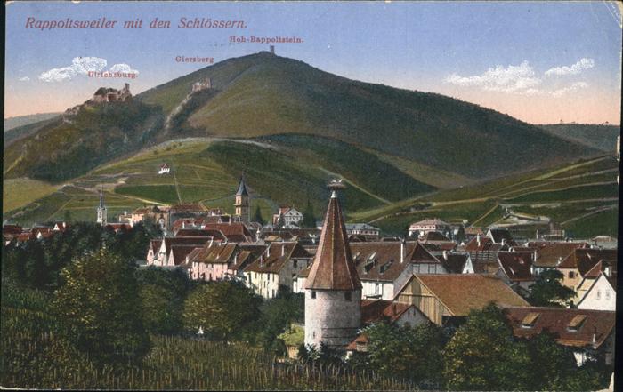 Rappoltsweiler Haut Rhin Elsass Schlösser
