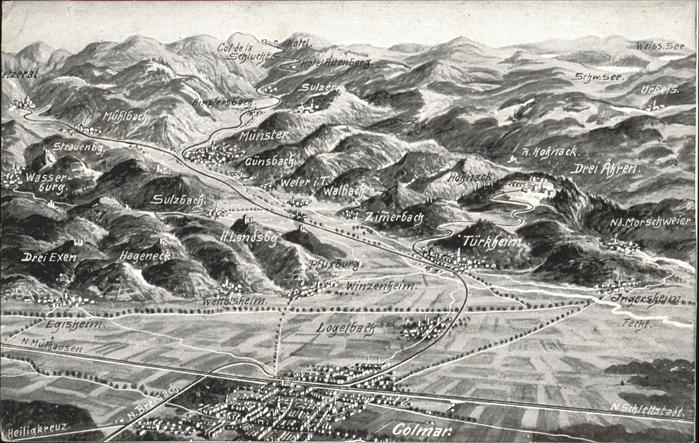 Muenster Elsass Münstertal Schlachtfeld