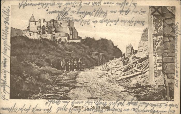 Somme-Py-Tahure Strassenbild