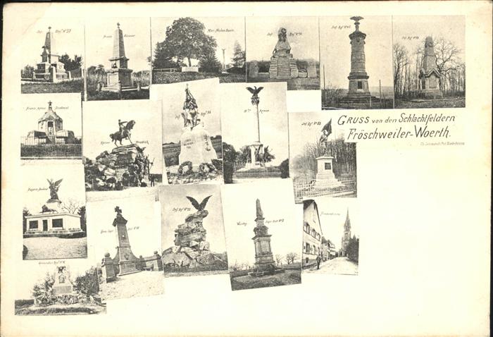 Woerth Sauer Fröschweiler Denkmäler
