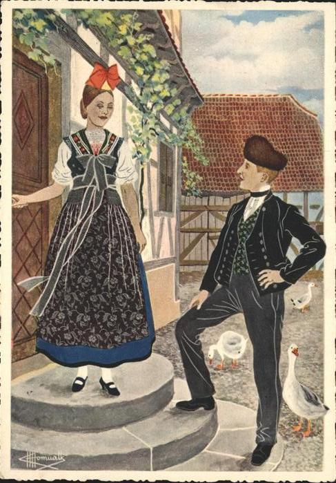 Oberseebach Bas-Rhin Elsässer Trachten