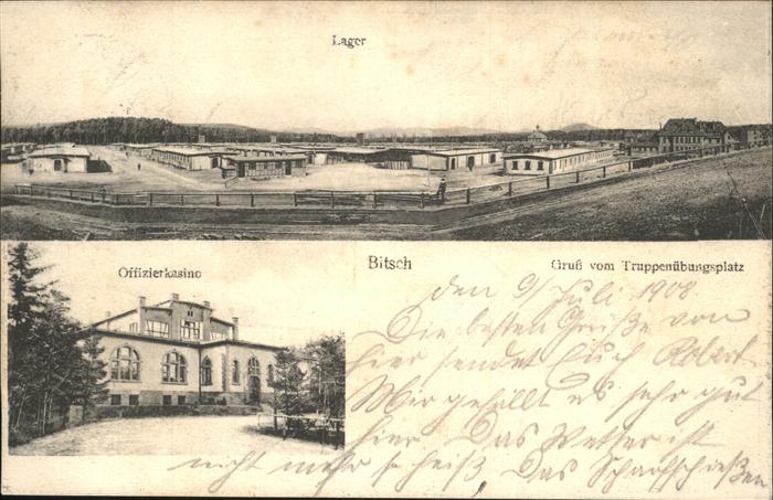 Bitsch Lothringen Truppenübungsplatz Offizierkasino