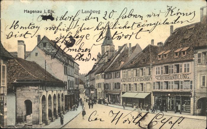 Hagenau Elsass Landweg