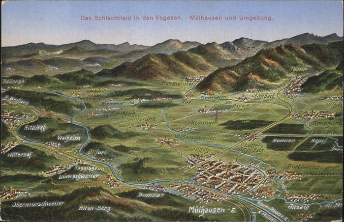 Muelhausen Elsass Schlachtfeld
Mulhouse