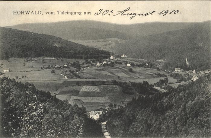 Hohwald Sachsen Taleingang