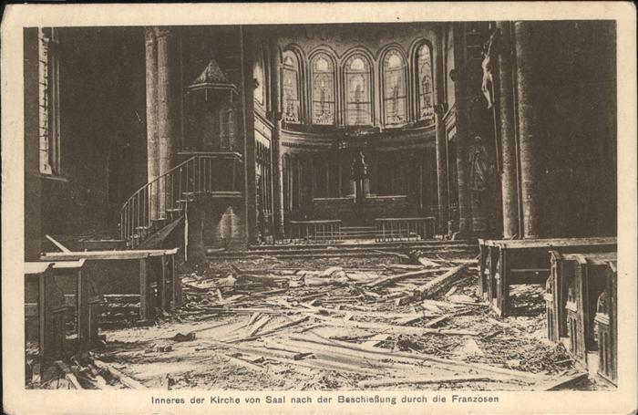 Militaria WK1 Kirche Inneres