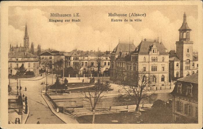 Mulhouse Muehlhausen Entree de la Ville