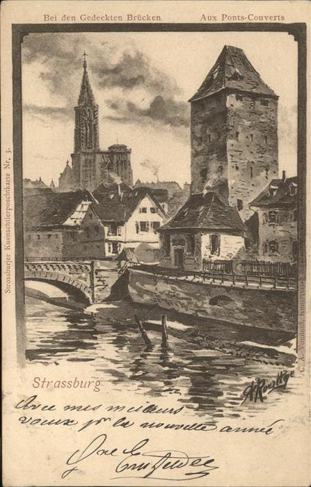 Strasbourg Alsace Ponts couverts