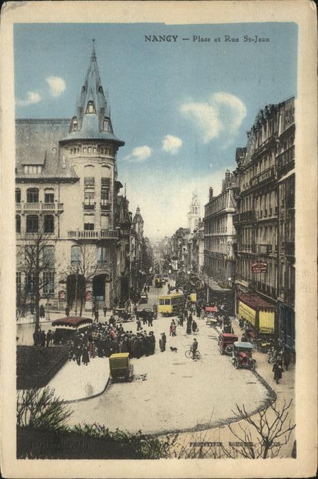 Nancy Lothringen Place et Rue St-Jean