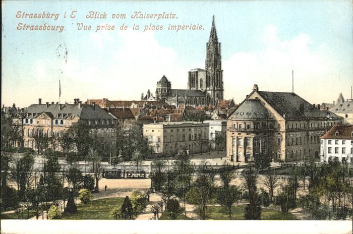 Strasbourg Alsace Kaiserplatz