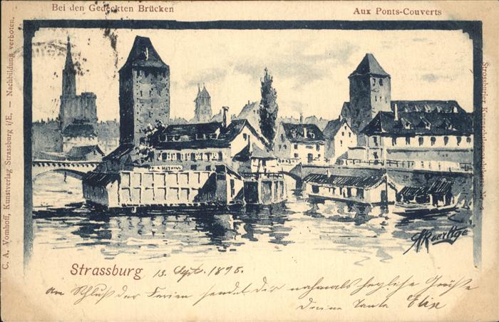 Strasbourg Alsace Ponts couverts