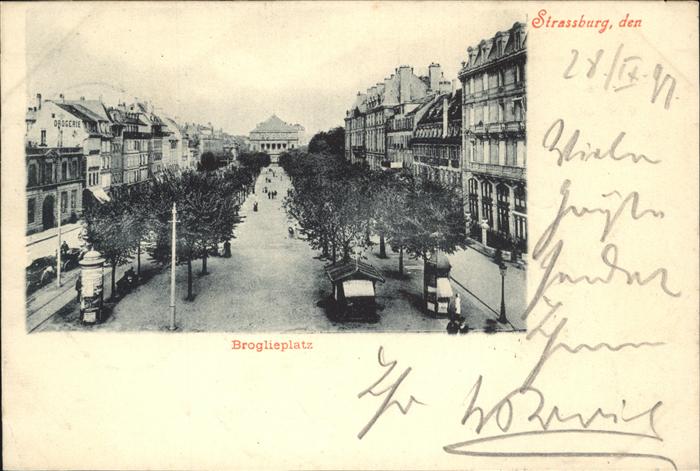 Strasbourg Alsace Broglieplatz