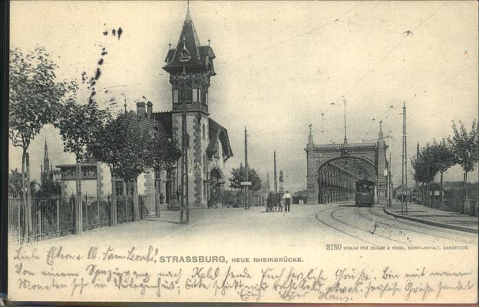 Strasbourg Alsace Rheinbrücke