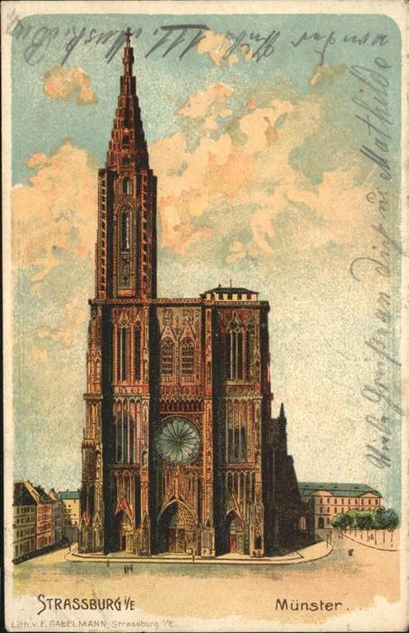 Strasbourg Alsace Münster