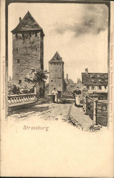 Strasbourg Alsace Rheinbrücke