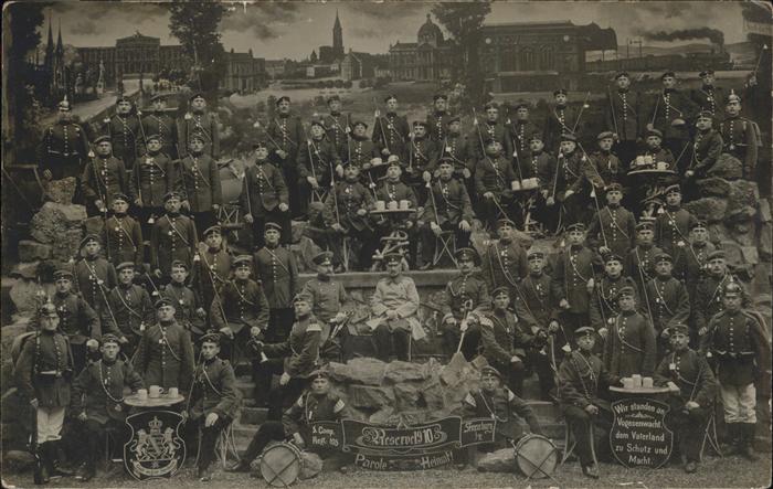 Strasbourg Alsace 5. Komp. 105. Rgt.
Reserve 1911