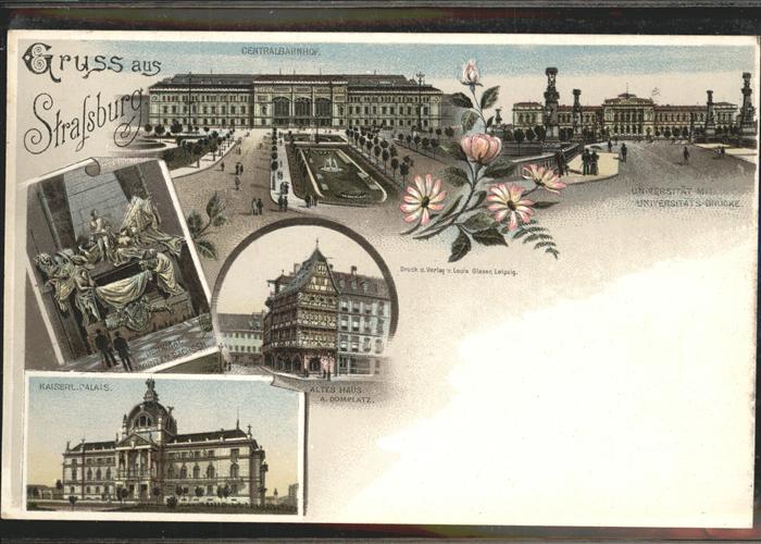 Strasbourg Alsace Centralbahnhof
Universität
Kaisserpal