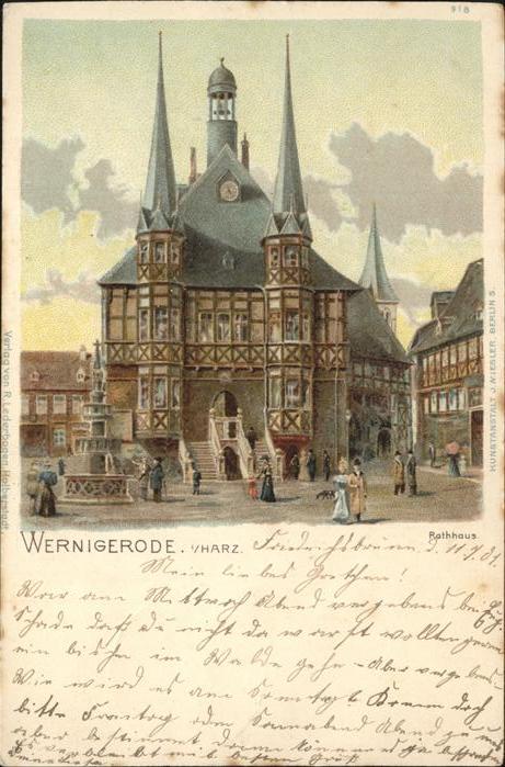 Wernigerode Harz Rathaus
