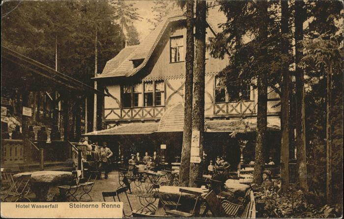 Wernigerode Harz Hotel Wasserfall Steinerne Renne