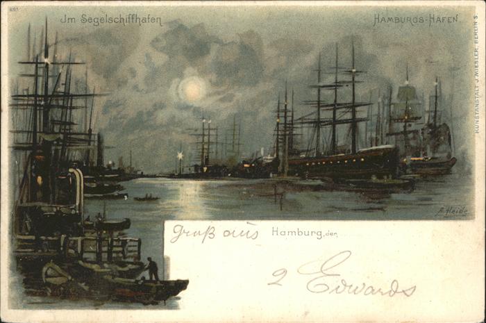 Hamburg Hafen Segelschiffhafen