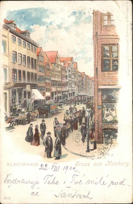 Hamburg Elbstrasse Kutsche