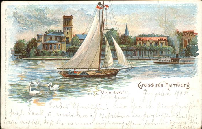 Hamburg Uhlenhorst Schwan