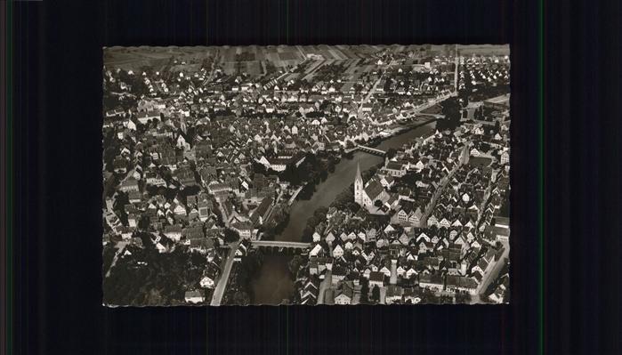 Rottenburg Neckar Fliegeraufnahme Brücke