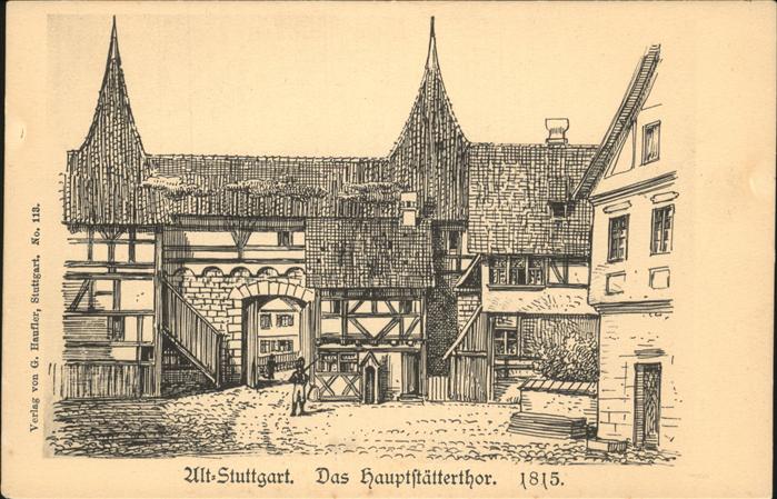 Stuttgart Hauptstätterthor
