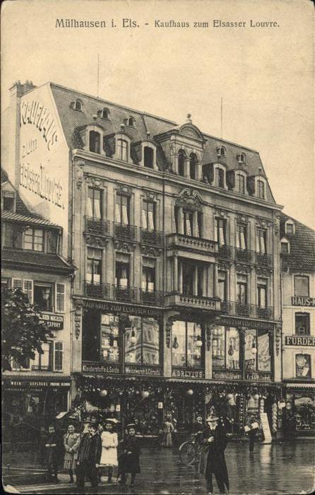 Muelhausen Elsass Kaufhaus zum Elsasser Louvre