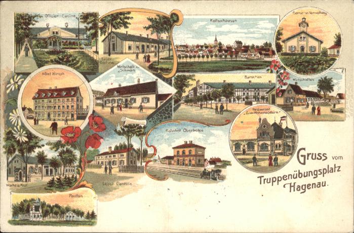 Hagenau Elsass Truppenübungsplatz