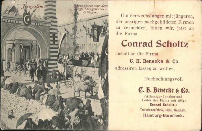 Hamburg Firma Conrad Scholtz