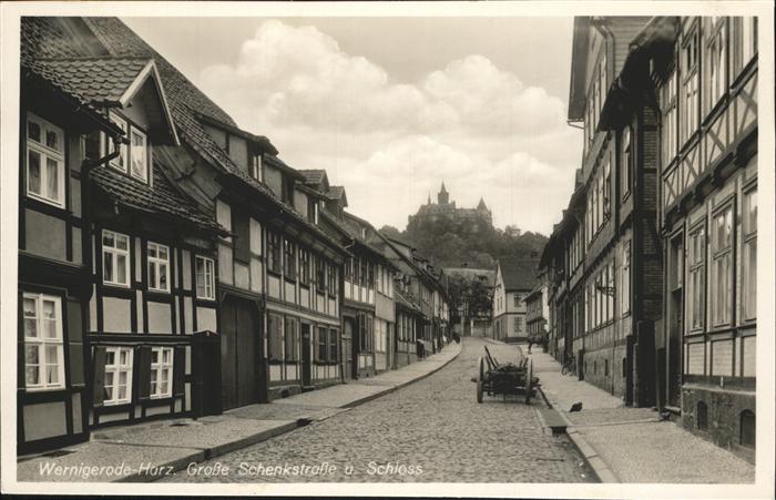 Wernigerode Harz Grosse Schwenkstrasse Schloss