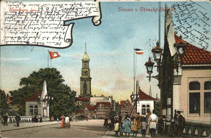 Hamburg Simon Utrecht Brücke