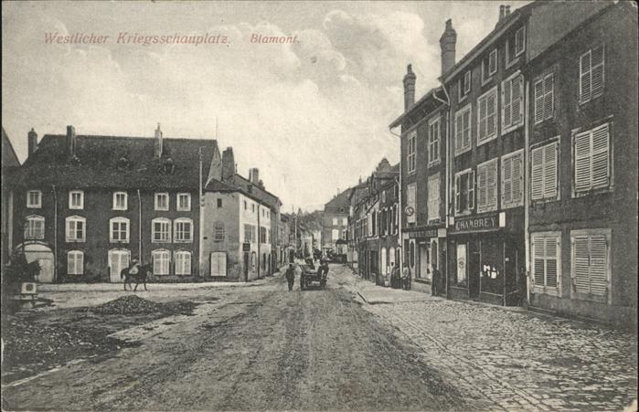 Blamont Meurthe-et-Moselle Pferd