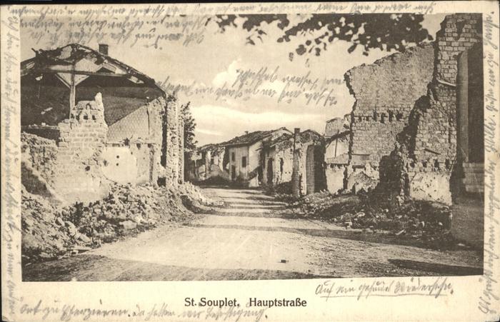 Saint-Souplet Hauptstrasse