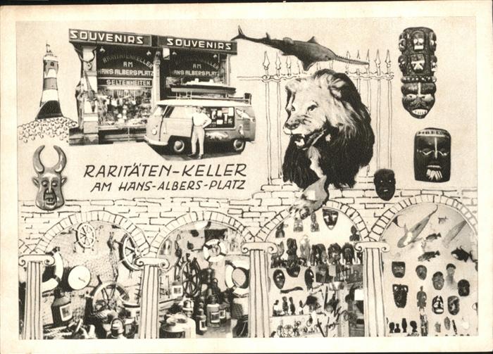 HAMBURG  CITY Raritaeten Keller Hans Albers Platz