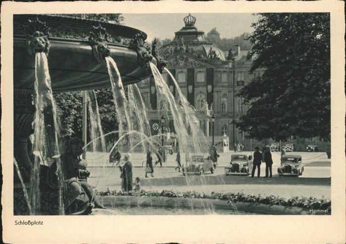STUTTGART  CITY Schlossplatz Brunnen