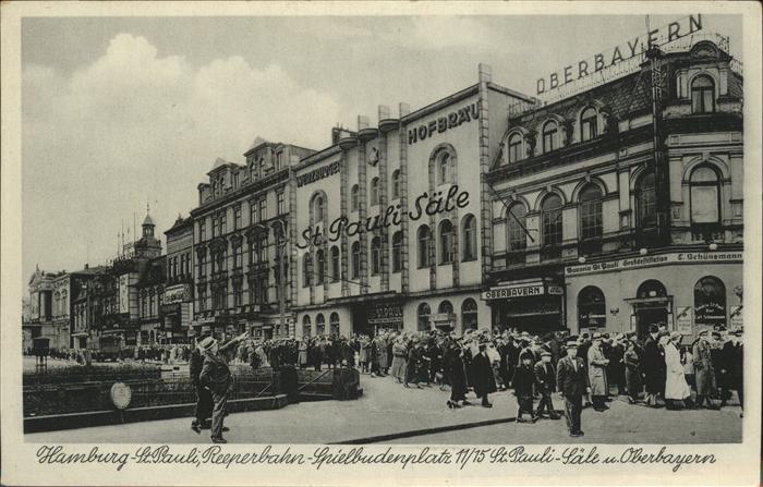 St Pauli Spielbudenplatz Oberbayern