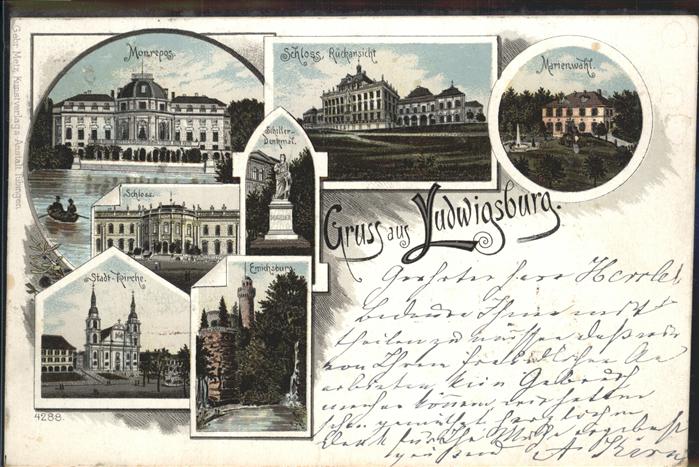 Ludwigsburg Marienwahl Schloss Kirche Emichsburg