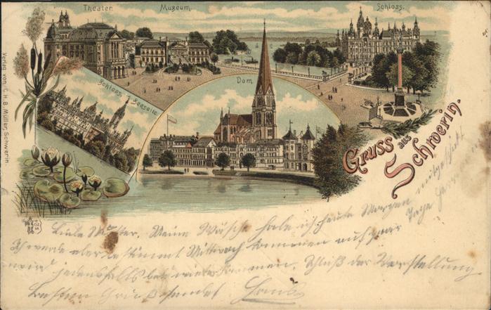 Schwerin Mecklenburg Dom SchlossTheater Museum