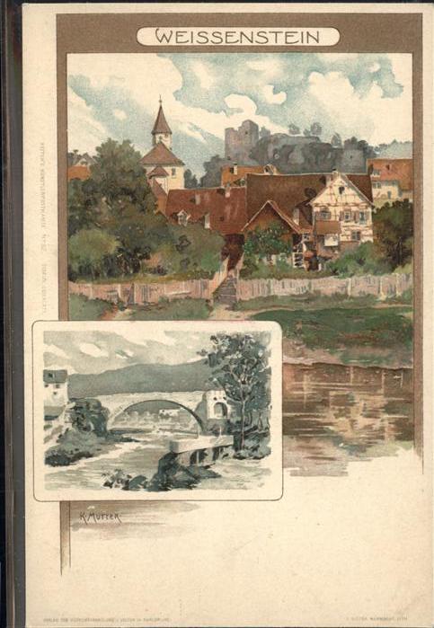 Pforzheim Weissenstein Kuenstler K Mutter