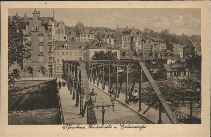 Pforzheim Werderbrücke Calwerstrasse