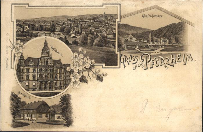 Pforzheim Kupferhammer Seehaus Rathaus