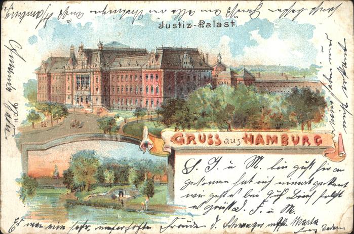 Hamburg Justiz Palast