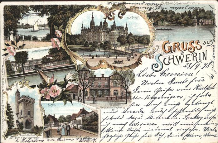 Schwerin Mecklenburg Bootshaus Schloss Fähre Restaurant zu M