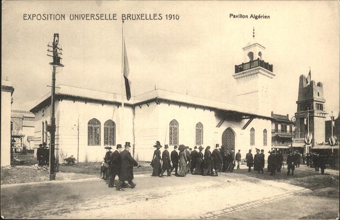Exposition Bruxelles 1910 Pavillon Algerien