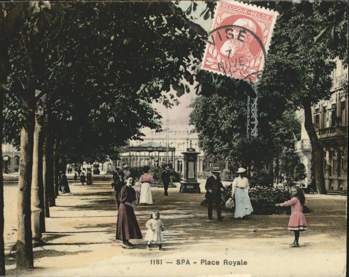 Spa Liege Place Royale Wettersäule
