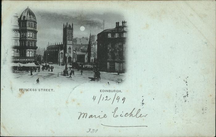 Edinburgh Scotland Princess Street